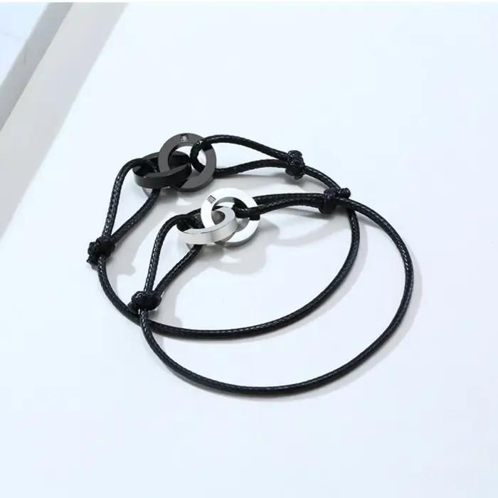 Bracelet de Karma à cordon noir