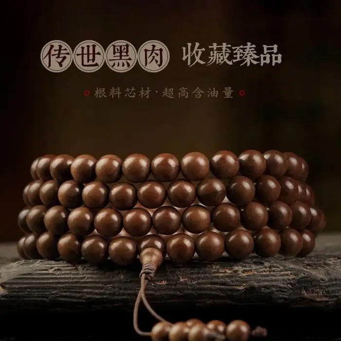 Bracelet en corail perles rares pour méditation et prière collection Wenwan multicolore occassions spéciales femmes