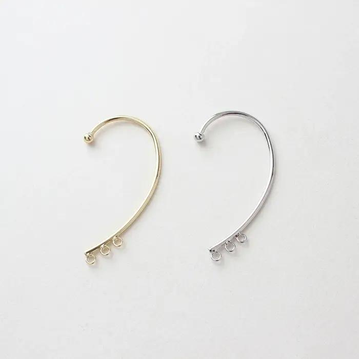 Boucle d'oreille plaquée or véritable 14 carats