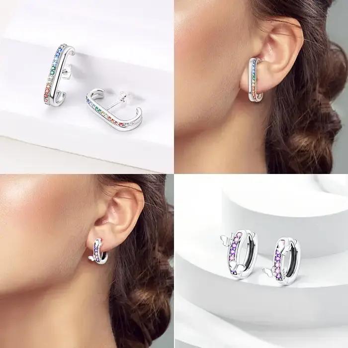 Boucles d'oreilles créoles d'abeille en argent sterling 925 pour filles, bijou romantique et mignon, cadeau d'anniversaire, bijou fantaisie pour femmes, bijou de fantaisie pour jeune fille, bijou pour occasions spéciales