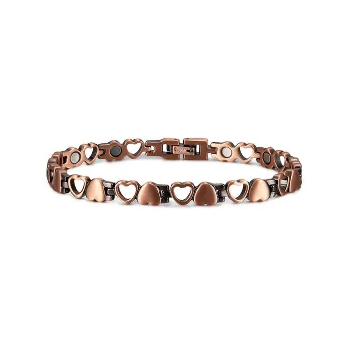 Bracelet magnétique en cuivre pur pour femmes