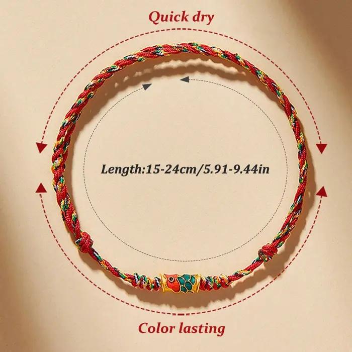Bracelets porte-bonheur faits à la main pour hommes et femmes