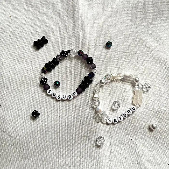 Bracelets de perles extensibles faits à la main