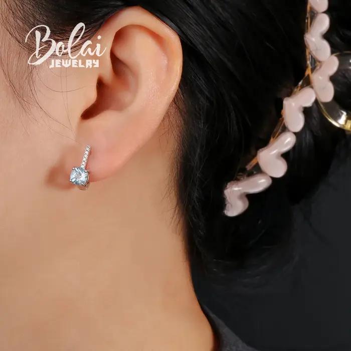 Boucles d'oreilles en argent pour femmes et filles