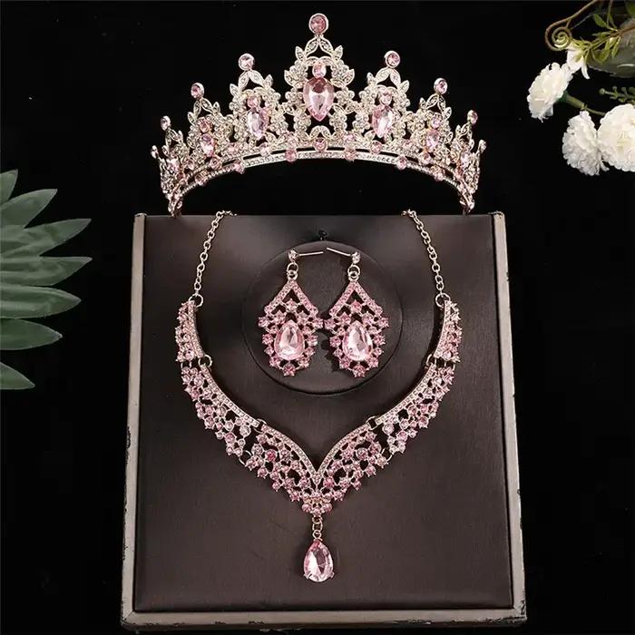 Luxueux collier de mariage princesse