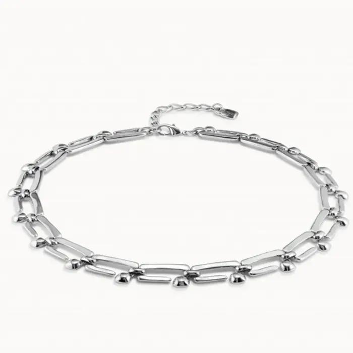 Collier personnalisé en forme d'ongle en argent