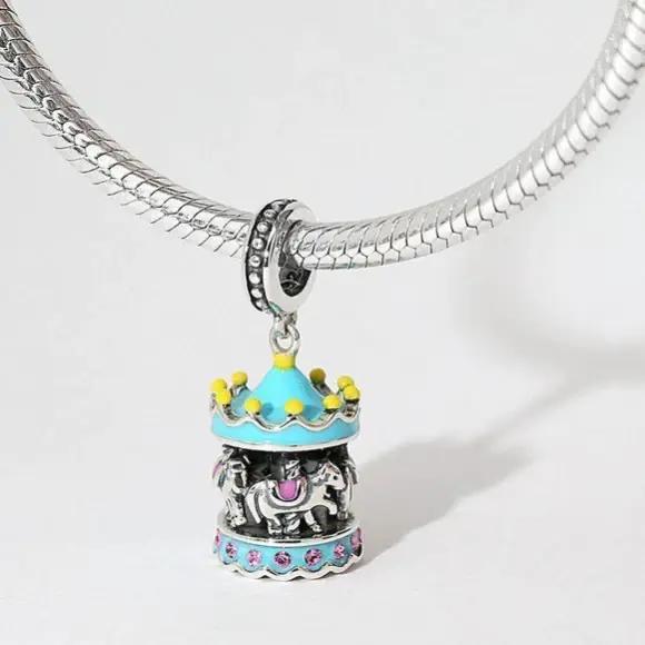 Bracelet en perles en argent S925 avec zirconium pour la Fête des Mères personnalisation mère bébé infirmière couturière occassionnels spéciaux