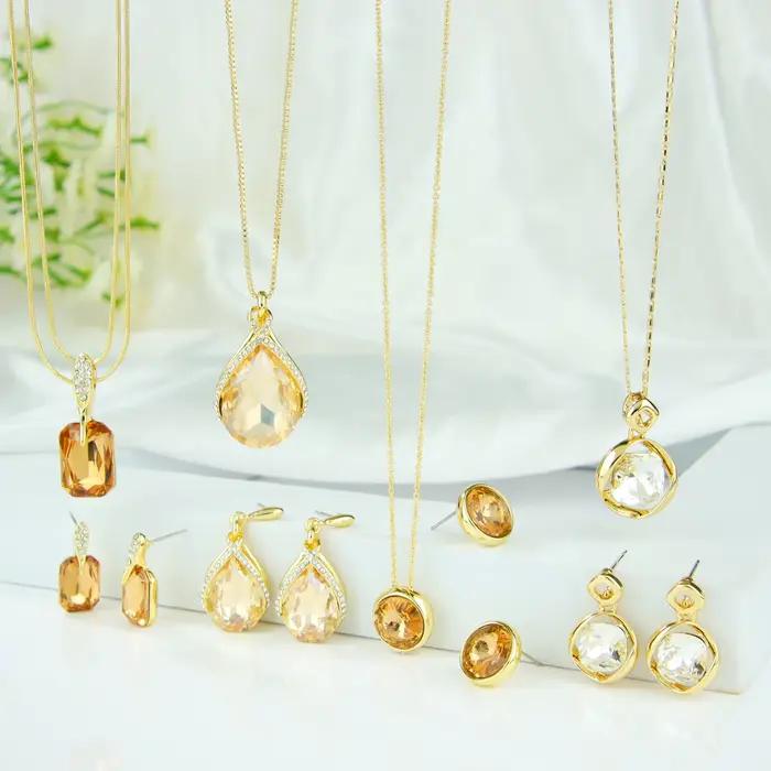 Parure de bijoux en cristal de haute qualité 2026
