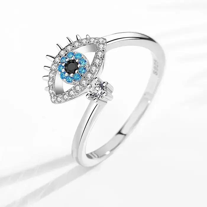 KALETINE – bague œil porte-bonheur en argent Sterling 925
