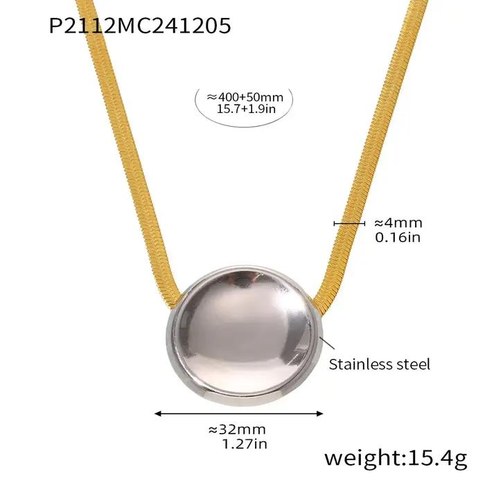 Collier Chic et brillant pour femmes, pendentif carré plaqué or, luxe, étanche, chaîne serpent éléga