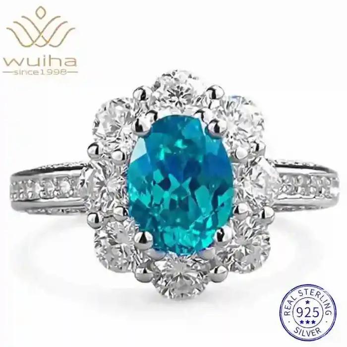Wong Rain – bague en argent sterling 100% 925