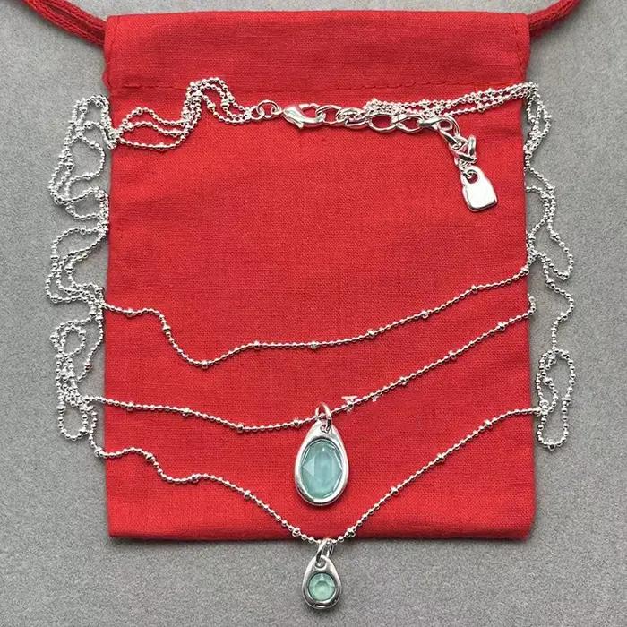 Ensemble de colliers espagnols faits à la main pour femmes avec variété de finitions métalliques occasions spéciales cadeau bijoux d'artisanat
