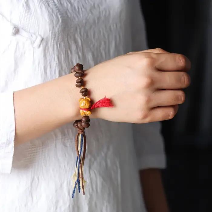 Bracelet mignon de grain de café pour des dames