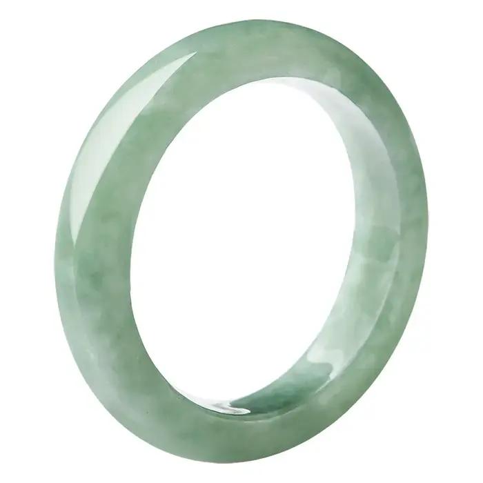Bague en jadéite de qualité A naturelle à la mode, matériau de pierres précieuses de haute qualité,