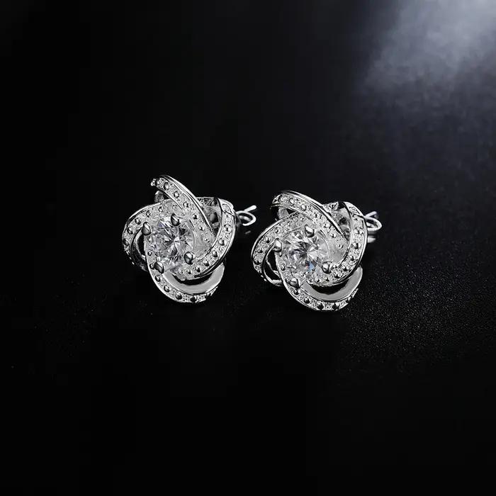 Boucles d'oreilles en argent Sterling 925 pour femmes