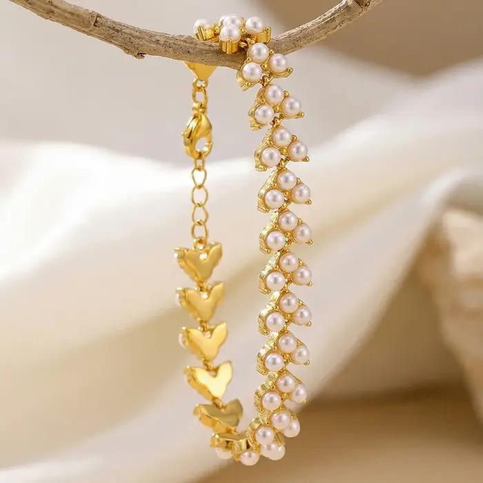 Bracelet élégant en imitation perle Ars