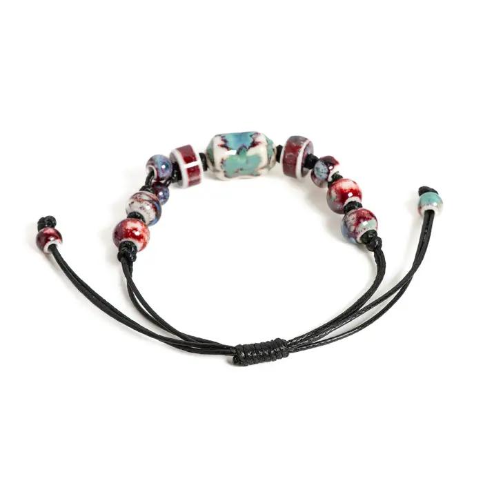 Bracelet en céramique d'inspiration impériale fait à la main