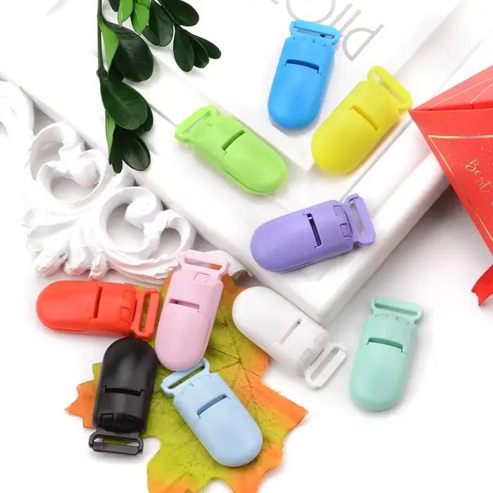 LOFAC 50 pcs/Lot mode plastique 15mm bijoux création clip pendentif collier accessoires clips pour collier bijoux accessoires