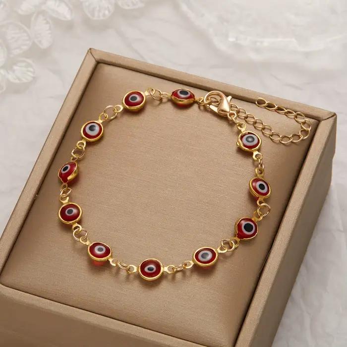 Bracelet porte-bonheur turquie mauvais œil pour femmes et hommes