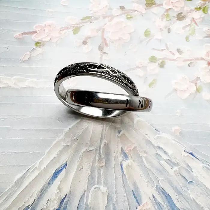 Infinity of Love – bague avec nœud
